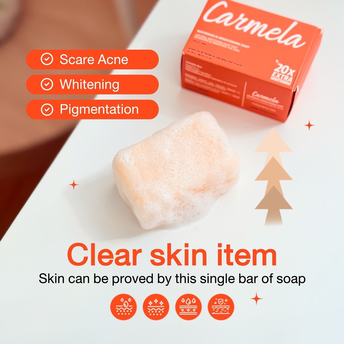 Clear skin item