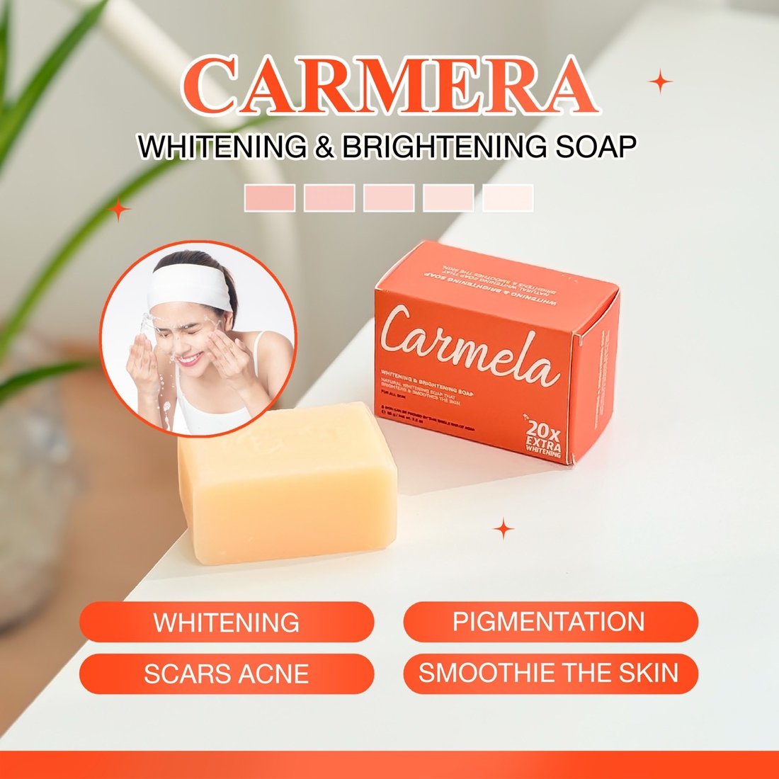 Carmela Whitening & Brightening Soap
