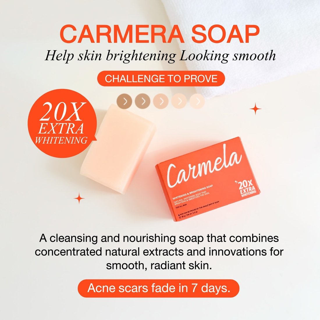 Carmela Soap challenge to prove