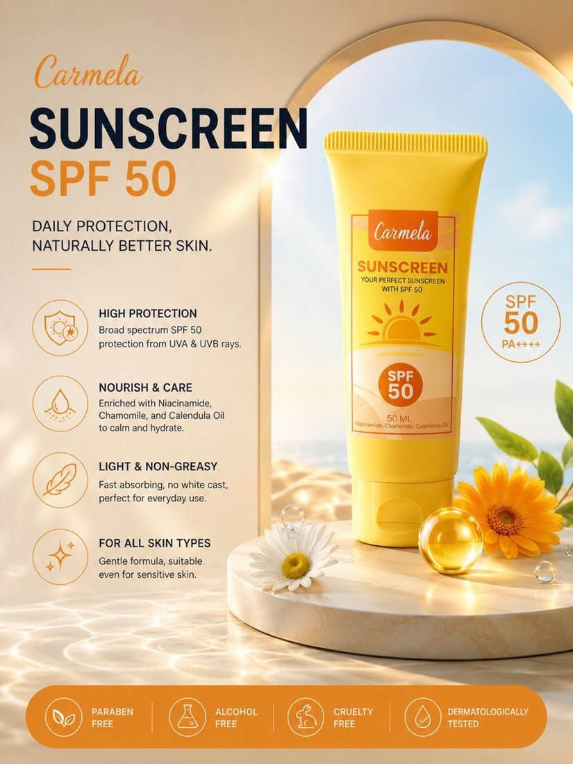 Carmela Sunscreen SPF 50