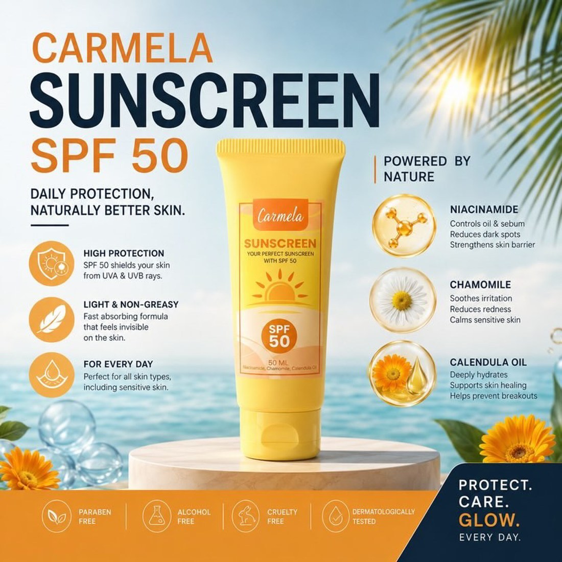 Carmela Sunscreen SPF 50
